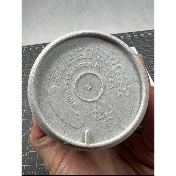 Vintage Coca-Cola Classic Cup With Handle & Straw - Super-Tuff Brand 1980s Colle - Picture 3 of 4